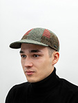 Бейсболка STETSON арт. 7790502 BASEBALL CAP PATCHWORK WOOL (коричневый / синий)